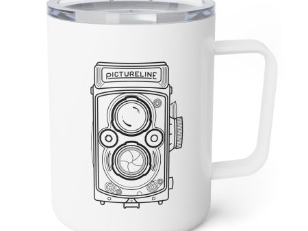 Vintage Camera Insulated Coffee Mug, 10oz For Discount