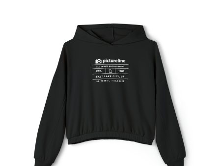 Pictureline Cinched Crop Hoodie For Cheap