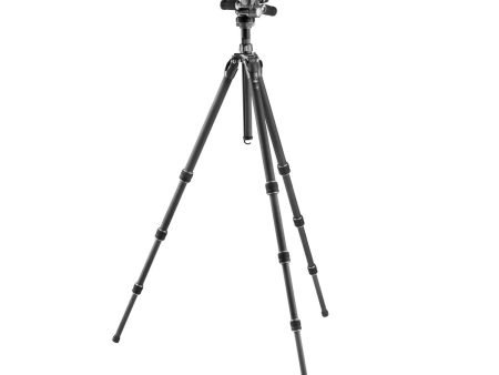 Gitzo GT2542 Mountaineer Carbon Fiber Tripod with GHF3W 3-Way Fluid Head For Sale