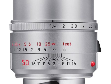 Leica 50mm f 1.4 Summilux-M ASPH Lens (Silver) Hot on Sale