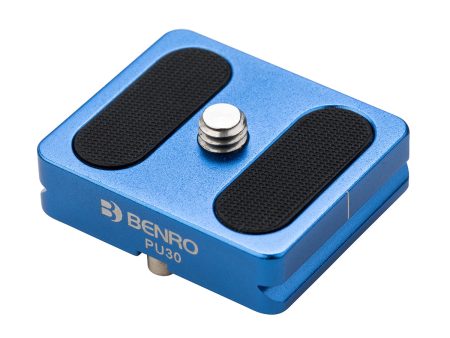 Benro PU30 Arca-Swiss Style Quick Release Plate (Blue) Online Sale