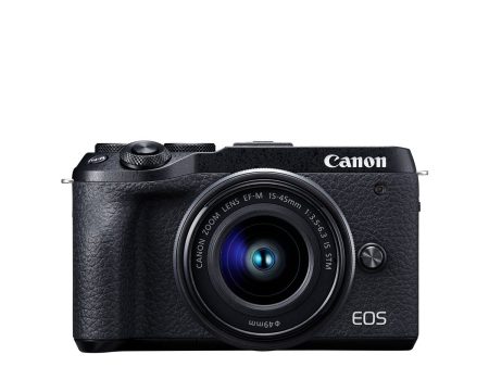 Canon EOS M6 Mark II Mirrorless Camera with EF-M 15-45mm IS STM Lens Specialty Kit (Black) Sale