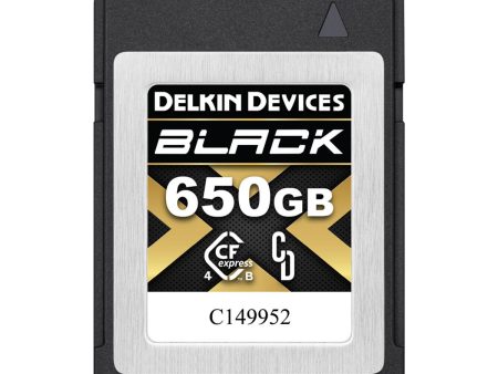 Delkin BLACK 650GB CFexpress 4.0 Type B Memory Card Discount