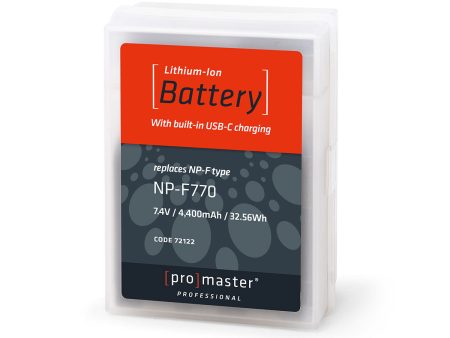 ProMaster NP-F770 Li-Ion Battery with USB-C Charging Sale