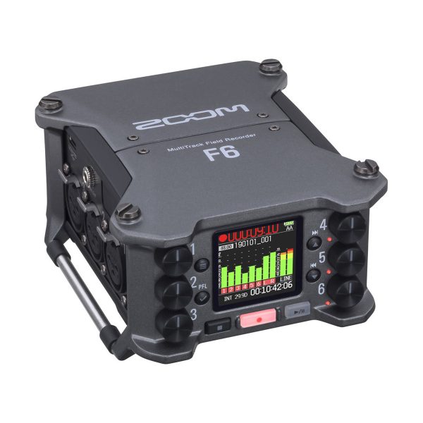 Zoom F6 6-Input   14-Track Multi Track Field Recorder Hot on Sale