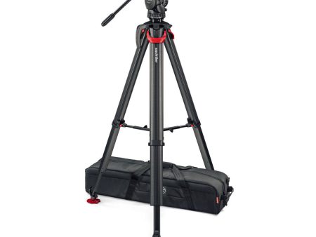 Sachtler aktiv6 flowtech75 MS Tripod System For Sale