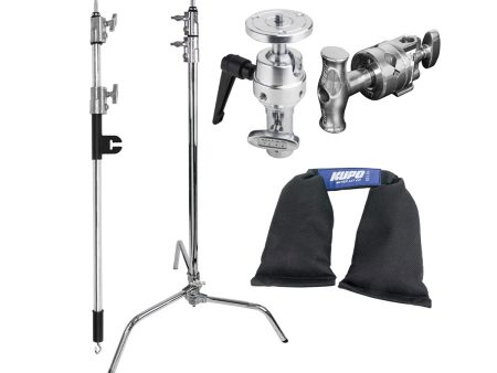 Kupo C-Stand Overhead Shooting Kit with Sliding Leg Online Hot Sale