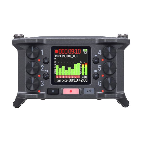 Zoom F6 6-Input   14-Track Multi Track Field Recorder Hot on Sale