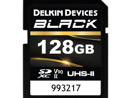 Delkin BLACK 128GB UHS-II SDXC (V90) Memory Card Online