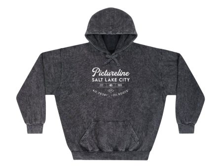 Old School Pictureline Unisex Mineral Wash Hoodie Sale