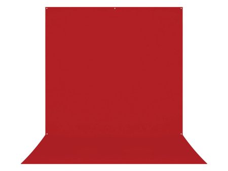 Westcott X-Drop Pro Wrinkle-Resistant Backdrop - Scarlet Red (8  x 13 ) Online Hot Sale