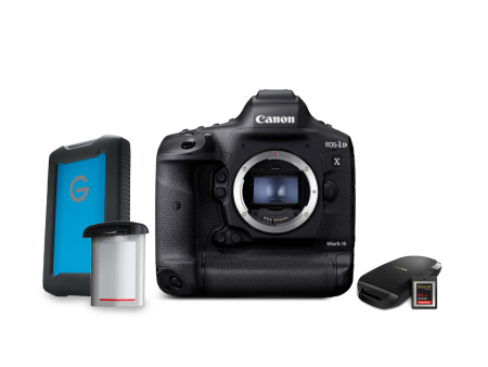 Canon EOS-1DX Mark III Digital Camera Body CFexpress Card & Reader Bundle Kit Cheap