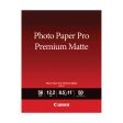 Canon Photo Paper Pro Premium Matte 8.5x11 (50 Sheets) Supply